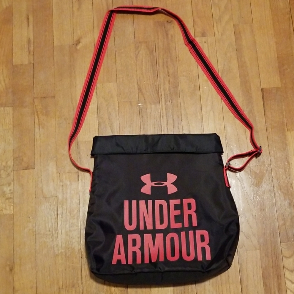 Under Armour red and black bag